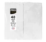 Pack of 500 paper tablecloths, folded to size, in film Format 60x60cm