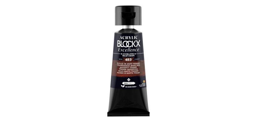Peinture acrylique extra-fine fine tube 75ml - Rouge de mars transp.