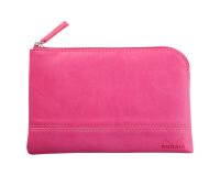 Rhodiarama pochette zippée en simili cuir - taille S (11x17 cm)