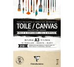 Toile à peindre Grain de sable bloc collé 10F A3 210g