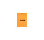 Stapled pad No. 10, A8 size, 5x5 grid, orange