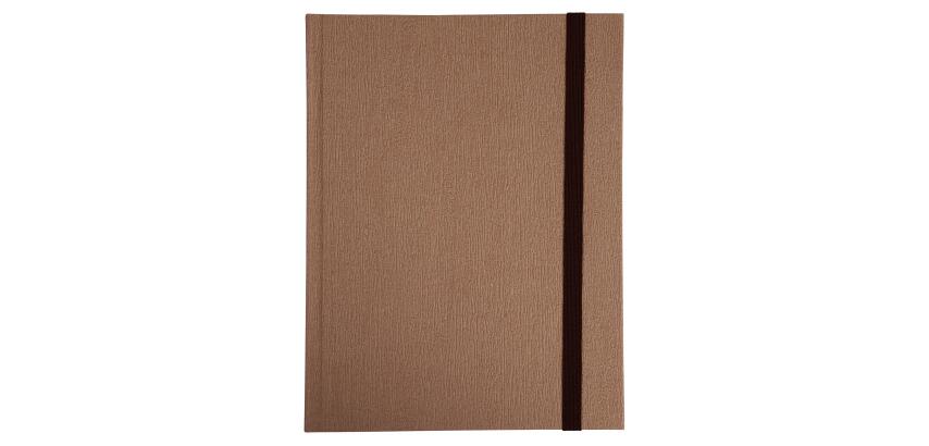 Nature Notebook 220x170, 192 lined pages - Brown