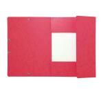 Chemise à élastiques Maxi capacity carte lustrée 425gm2 - A4 - Rouge