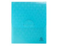 Trieur valisette vertical 6 compatiments PP recyclé Pop'N Co - Cyan