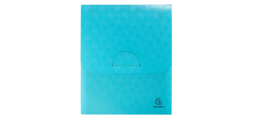 Exacompta Pop 'N Co Vertical Expanding File 6 Compartments A4 - Cyan