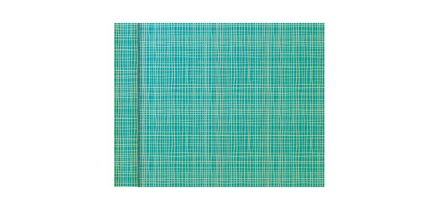 Papier 80g, Tiny Rolls 5x0,35m, Lignes - Bleu