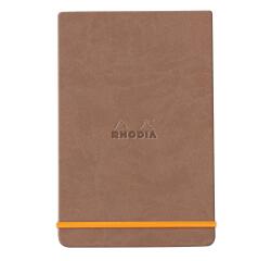 Rhodia Hardcover Webnotepad - 9 x 14 cm ? Lined - Taupe