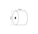 Bobinas Exacompta para ticket de caja 44x70x12x60 - 1 pliegue termico 55 grs