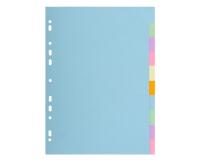 Intercalaires carte pastel 170 g Forever® 10 positions - A4