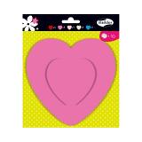 FORMES A DECORER, Sachet de 20 formes 130g/m2 au format 17x16,5cm - Coeurs - Assortiment