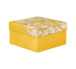 Jardin des Sens, Set de 3 boîtes gigognes carrées 25x25x12 cm, 20x20x11cm, et 16x16x10 cm