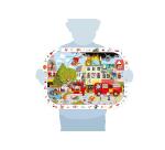 Puzzle d'observation, Pompiers - Rouge
