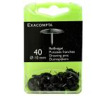 Boîte de 40 punaises - Hauteur de pointe 7mm - 10mm de diamètre