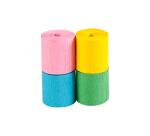 PAPIER CRÉPON IGNIFUGÉ, 4 bandes au format 5cmx10m - Assortiment printanier