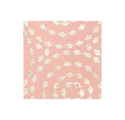 PAPIER ARTISANAL, Étui de 10 feuilles au format 50x70cm - Cercles rose
