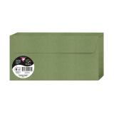 Paquet de 20 enveloppes Pollen DL 110x220 120g/m2 - Vert sauge