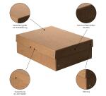 PureBox Nature A4 100mm - Brun
