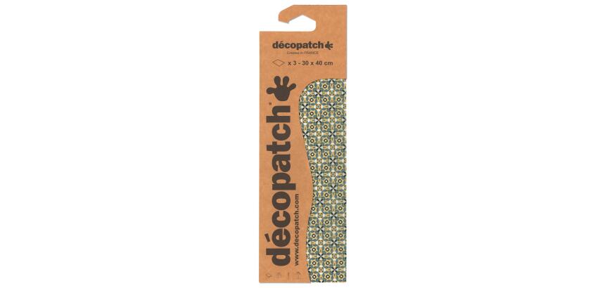Pochette 3 Feuilles Identiques Ref 706 - Or