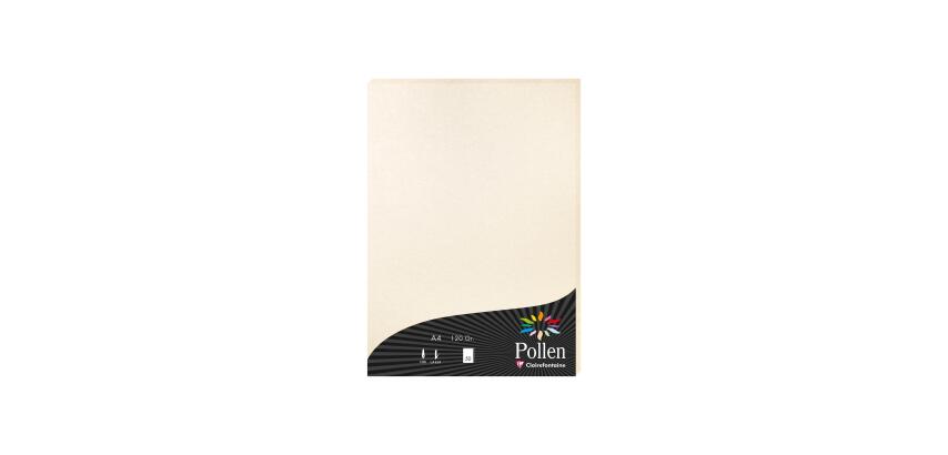 Clairefontaine Pollen Card - A4 - 120gsm - Pack of 50