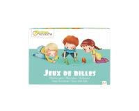 Coffret jeux de billes - Bleu