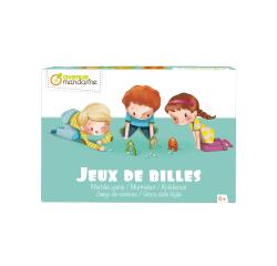 Coffret jeux de billes - Bleu