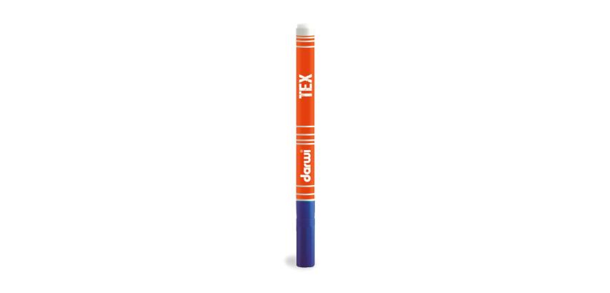DARWI TEX, Textilmarker, Spitze 1mm, Inhalt 3ml, Dunkelblau - Dunkelblau