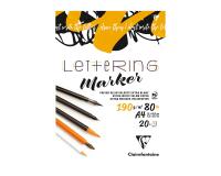 Lettering bloc collé 20F A4 190g
