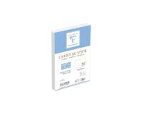 Paquet de 50 Cartes de visite 110x155mm- Bristol 220g/m2 - Blanc