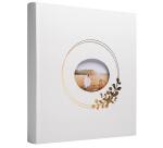 Photo album book 60 white pages Ring flower