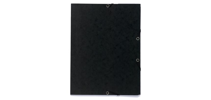 Chemise à élastique 3 rabats carte lustrée 355gm2 - A4