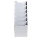 Espositore da parete verticale 6 scomparti A4