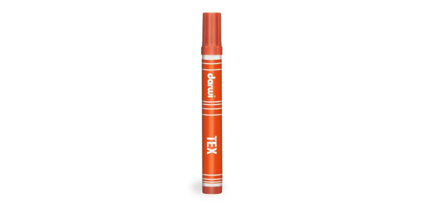 DARWI TEX, Textilmarker, Spitze 3mm, Inhalt 6ml, Orange - Orange