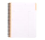 Meeting book Rhodia Classic reliure intégrale 16x21 cm 160 pages imprimées détachables 90g - Orange