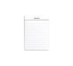 Bloc agrafé N°11 A7 80 feuilles lignées 80 g. - Blanc