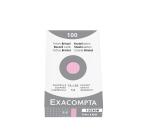 Record Cards Pack 100 Green 74X105 Squared - Pink