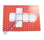 Decoratie cardb.40bl 160g/m2 25x35cm - Multicolor