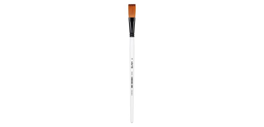 Darwi For You Long Flat Brush 14 mm T 14 - White