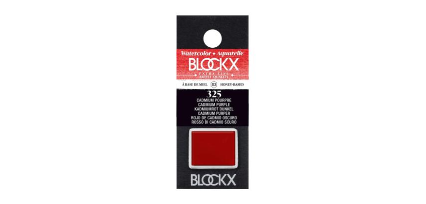 Aquarellfarbe, dunkles Kadmiumrot - 1/2 Näpfchen 1,5ml - Cadmium Pourpre