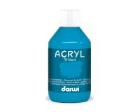 Darwi Flacon de 250 ml de Peinture Acrylique Universelle Brillante - Bleu