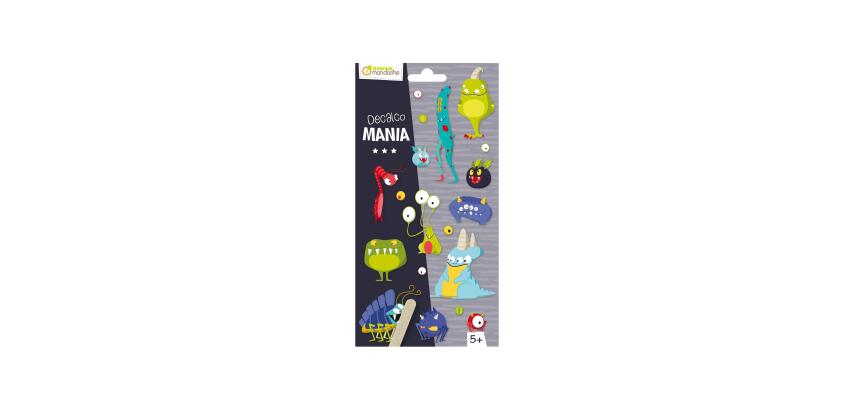 Decalco' Mania, Monstres - Multicolore