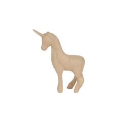 Décopatch licorne, papier-mâché, grand