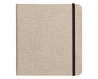 Goldline Voyage carnet toilé 32F 20x20cm 180g - Naturel