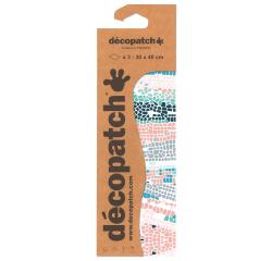 Etui 3 identieke vellen Ref 857 - Blauw