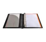 Classeur 4 anneaux plastifié Exacompta Exabinder A4 maxi - Dos 5 cm noir