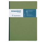 Notizbuch AgeBag A4 Leinen kariert 96 Blatt
