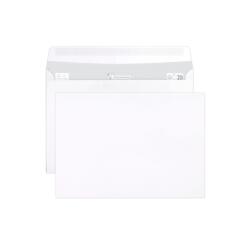 Enveloppe Clairefontaine 90 g/m² blanche sans fenêtre avec bande de protection - Boîte de 500
