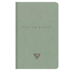Flying Spirit piqûre textile 11x17cm 96 pages ligné motifs assortis papier ivoire 90g - Noir