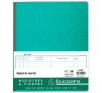 Piqûre 32x27cm Départ du courrier 26 lignes 80 pages - Couleurs assorties
