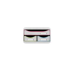 Módulo de archivo SMALL-BOX - 3 cajones - BLACK OFFICE Black Office - Blanco/arlequín