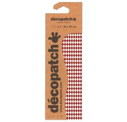 Décopatch 3 Sheets ref.738 - Red